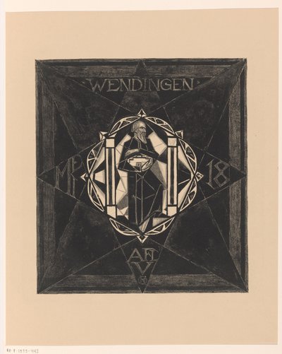 Borítóterv ehhez: Wendingen, 1918 alkotó: Richard Nicolaüs Roland Holst