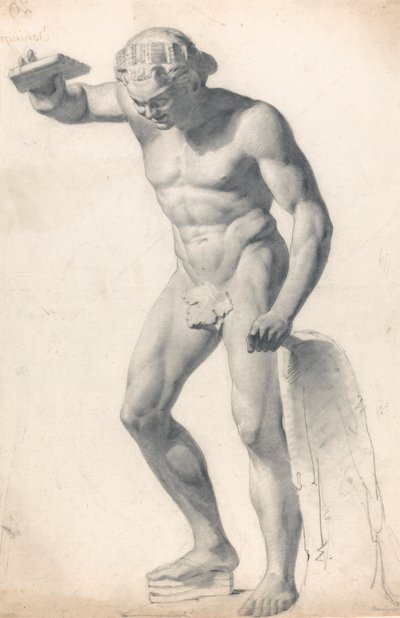 Egy faun csövekkel alkotó: Richard Parkes Bonington