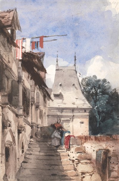 Saint-Amand-apátság, Rouen alkotó: Richard Parkes Bonington