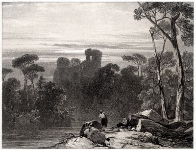 Bothwell kastély, 1826. alkotó: Richard Parkes Bonington