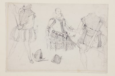 Jelmeztanulmányok alkotó: Richard Parkes Bonington