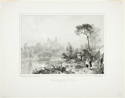 Doune kastély alkotó: Richard Parkes Bonington