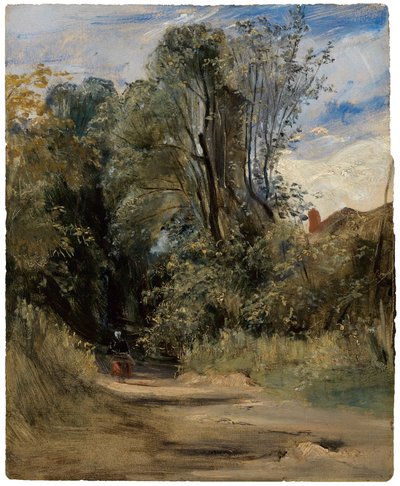 Egy erdei ösvény alkotó: Richard Parkes Bonington