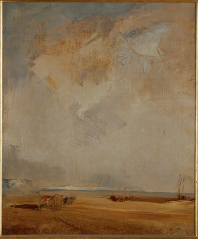 Tengerpart Normandiában alkotó: Richard Parkes Bonington