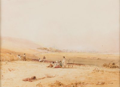 Le Treport az Eu irányából nézve alkotó: Richard Parkes Bonington