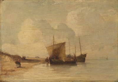 Normandia-part alkotó: Richard Parkes Bonington