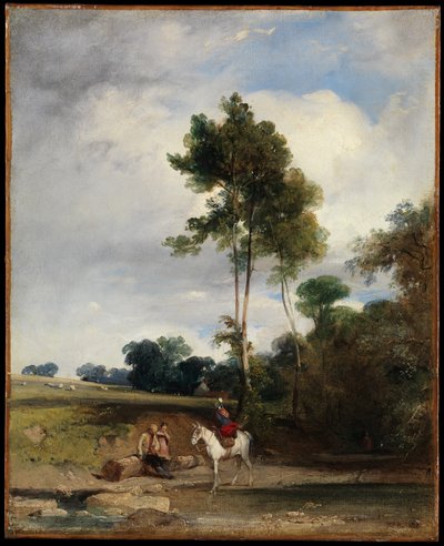 Megálló az út mentén alkotó: Richard Parkes Bonington