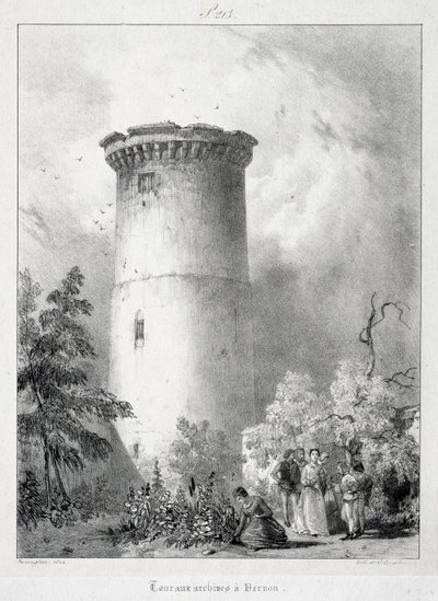 Festői és romantikus utazások az ókori Franciaországban, Normandiában..., 1824. alkotó: Richard Parkes Bonington