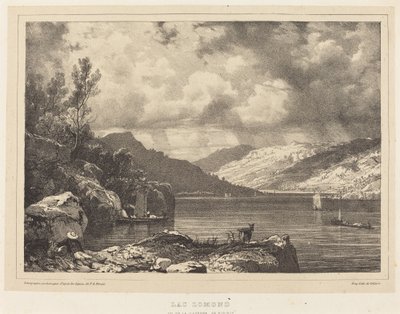 Lac Lomond alkotó: Richard Parkes Bonington after Francois Alexandre Pernot