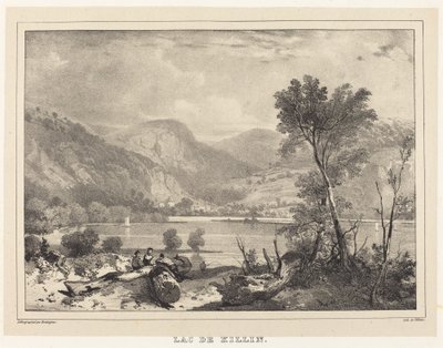 Killin-tó alkotó: Richard Parkes Bonington after Francois Alexandre Pernot