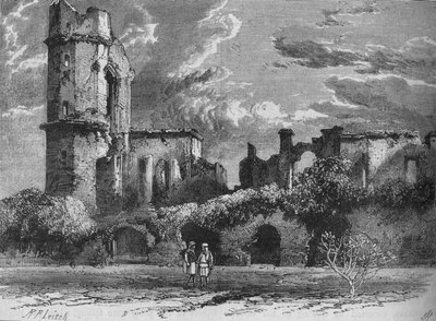 A lucknowi rezidencia romjai, 1880 alkotó: Richard Principal Leitch