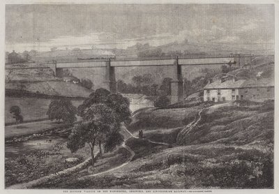 A Mottram viadukt a manchesteri, sheffieldi és lincolnshire-i vasúton alkotó: Richard Principal Leitch