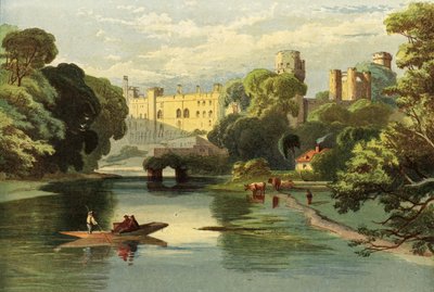 A királynék látogatása Warwickshire-ben, Warwick kastélyban alkotó: Richard Principal Leitch