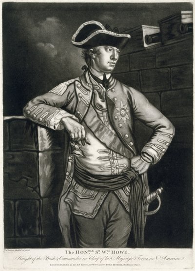 A Honble. Sr. Wm. Howe, Bath lovagja és őfelsége amerikai haderőinek főparancsnoka alkotó: Richard Purcell