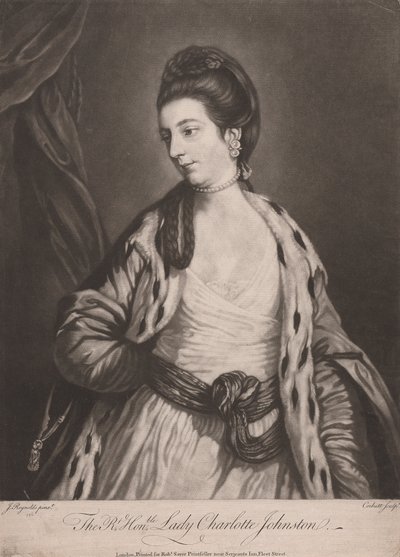 A helyes, tisztelt hölgy Charlotte Johnston alkotó: Richard Purcell