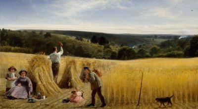 The Valleys is Stand Thick with Corn, 1865 alkotó: Richard Redgrave