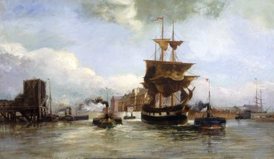 A West Bute dokk elhagyása alkotó: Richard Short