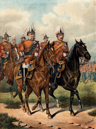 George William Frederick Charles, Cambridge 2. hercege, brit katona, 1885 alkotó: Richard Simkin