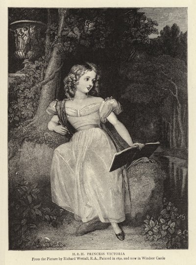 H R H Viktória hercegnő alkotó: Richard Westall