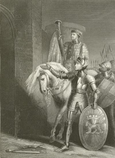 V. Henrik király Harfleur előtt alkotó: Richard Westall