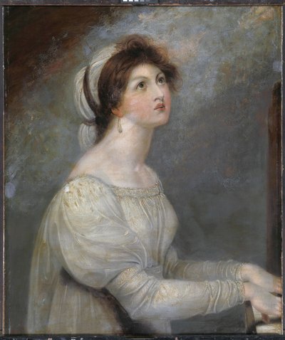 Lady Hamilton mint Szent Cecília alkotó: Richard Westall