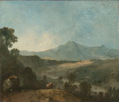 Cader Idris, a Mawddach folyóval, c. 1774. alkotó: Richard Wilson