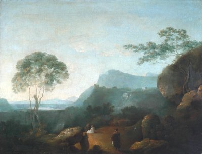 Táj figurákkal (olaj, vászon) alkotó: Richard Wilson