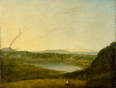 A Lago di Agnano, 1752 alkotó: Richard Wilson