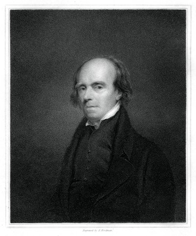 John Flaxman brit tervező, rajzoló és szobrász, 1833. alkotó: Richard Woodman
