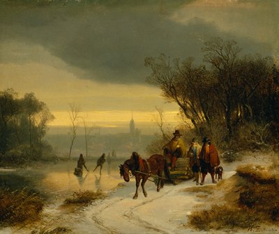 Winter landscape alkotó: Richard Zimmerman