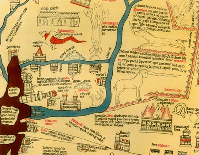 "Hereford világtérkép, 1280 körül", 1944. alkotó: Richard de Bello