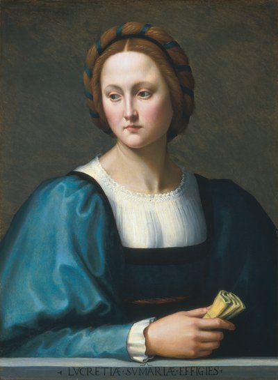 Lucrezia Sommaria, c. 1510. alkotó: Ridolfo Ghirlandaio