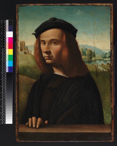 Fiatal férfi portréja, 1500 alkotó: Ridolfo Ghirlandaio