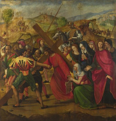 A Kálvária körmenet, c. 1505 alkotó: Ridolfo Ghirlandaio
