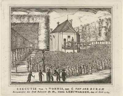 Cornelis van den Burgh kivégzése, 1789 