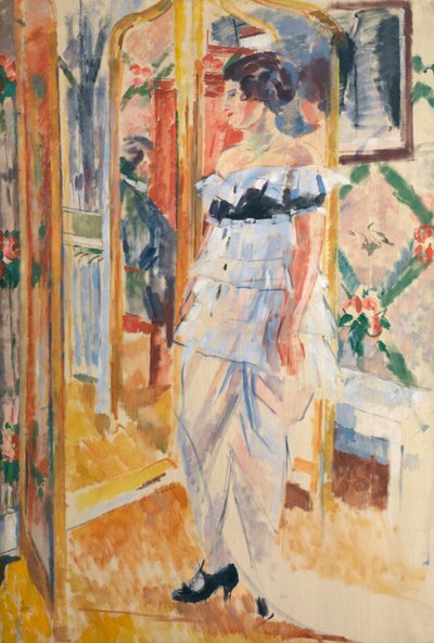 Madame Giroux portréja, 1912-1913 körül (olaj, vászon) alkotó: Rik Wouters