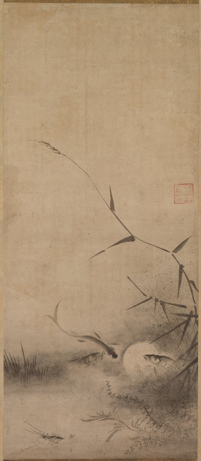 Hal és hínár, 16. század. alkotó: Rinkyo