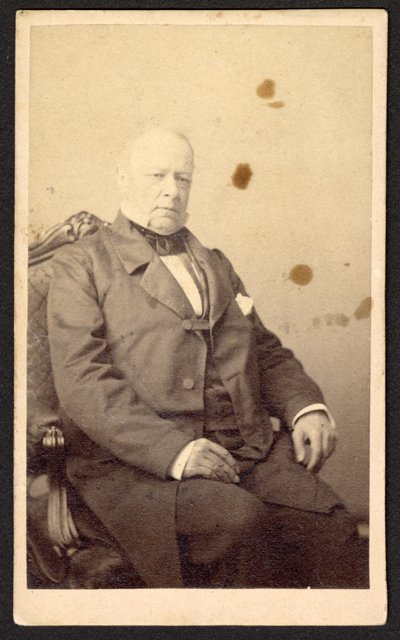 Azonosítatlan férfi portréja, 1860 körül. alkotó: Rintgul and Rockwood
