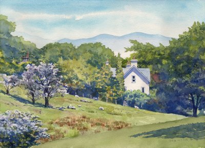 Tavasz a Lake Districtben, 2016 (akvarell, papír) alkotó: Rob Wood