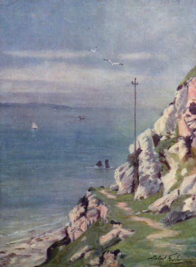 Gyalogút a Nagy Orme-on (színes litó) alkotó: Robert (after) Fowler