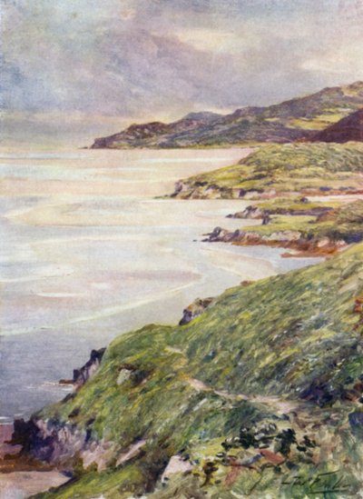 A Lonely Shore, Barmouth-torkolat (színes litó) alkotó: Robert (after) Fowler