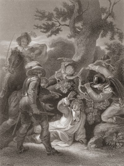 Monmouth hercege a sedgemoori csata után készült. Az 1859-ben megjelent The History of England című könyvből. alkotó: Robert (after) Smirke