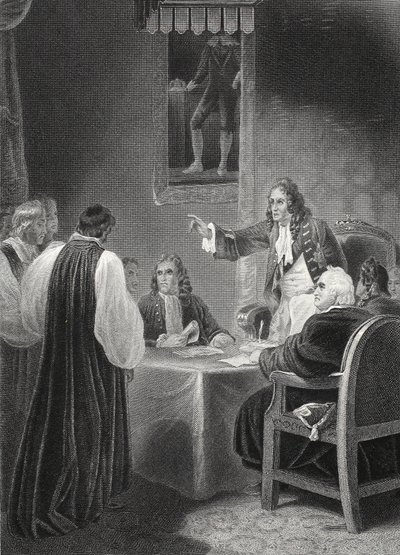 A püspökök a titkos tanács előtt alkotó: Robert (after) Smirke