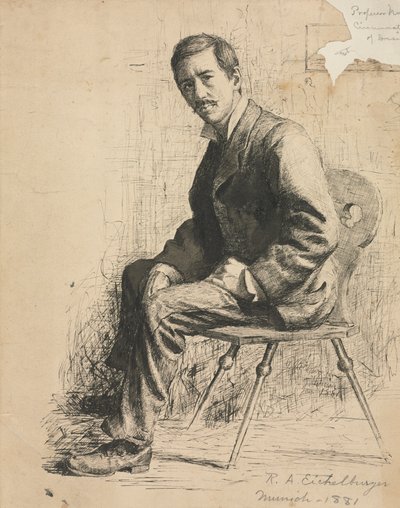 Mowotny professzor vázlata, 1881. alkotó: Robert A. Eichelberger