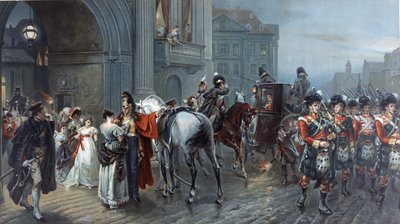 Megidézték Waterlooba, Brüsszelbe, 1815, 1898 körül alkotó: Robert Alexander Hillingford