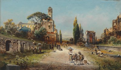 Robert Alott Via Appia 1905 alkotó: Robert Alott