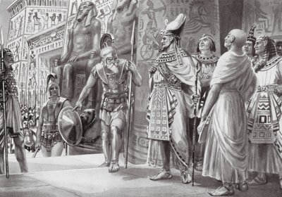 Agesilaus Egyiptomban (litográfia) alkotó: Robert Ambrose Dudley