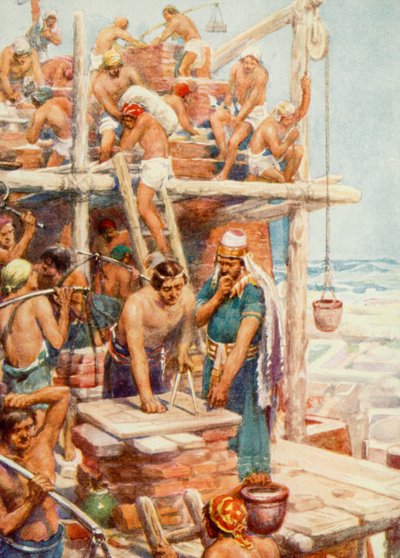 Bábel tornya (színes litó) alkotó: Robert Ambrose Dudley