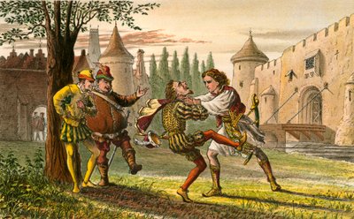 Tizenkettedik éjszaka, IV. felvonás, I. jelenet alkotó: Robert Ambrose Dudley