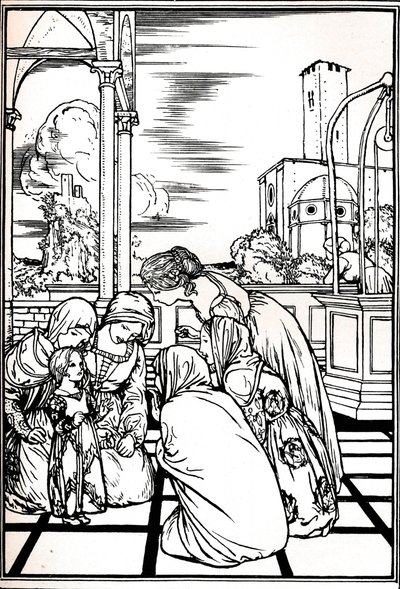 Illusztráció a viharból, 1901 1901-1902 alkotó: Robert Anning Bell